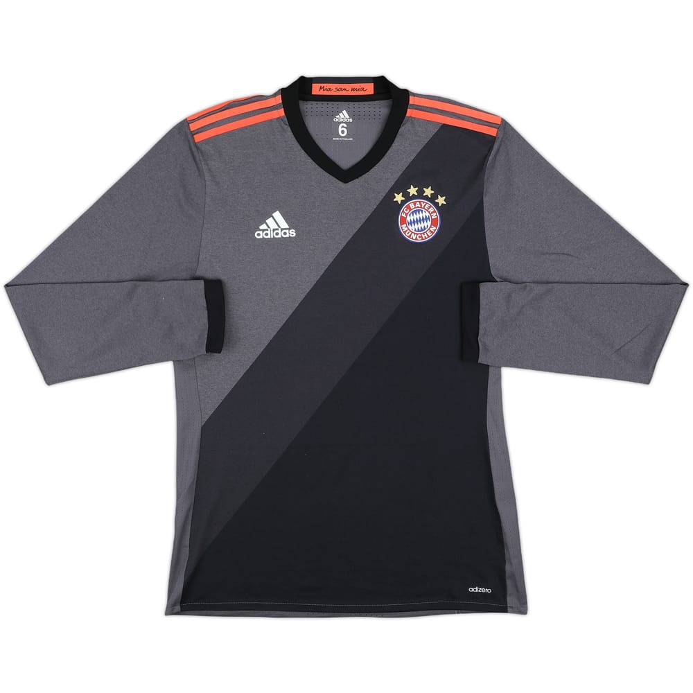 2016-17 Bayern Munich Player Issue Away L/S Shirt - 10/10 - (M)