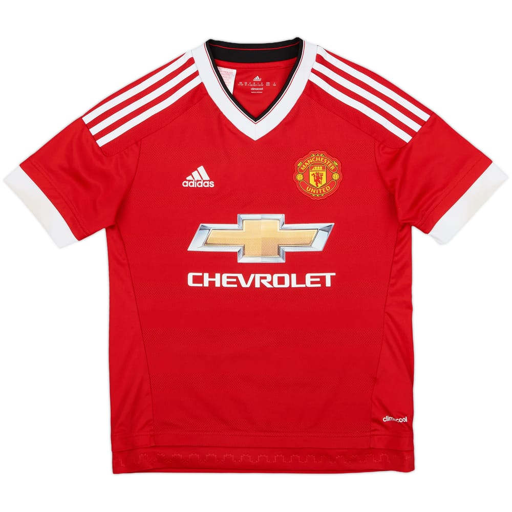 2015-16 Manchester United Home Shirt - 9/10 - (M.Boys)