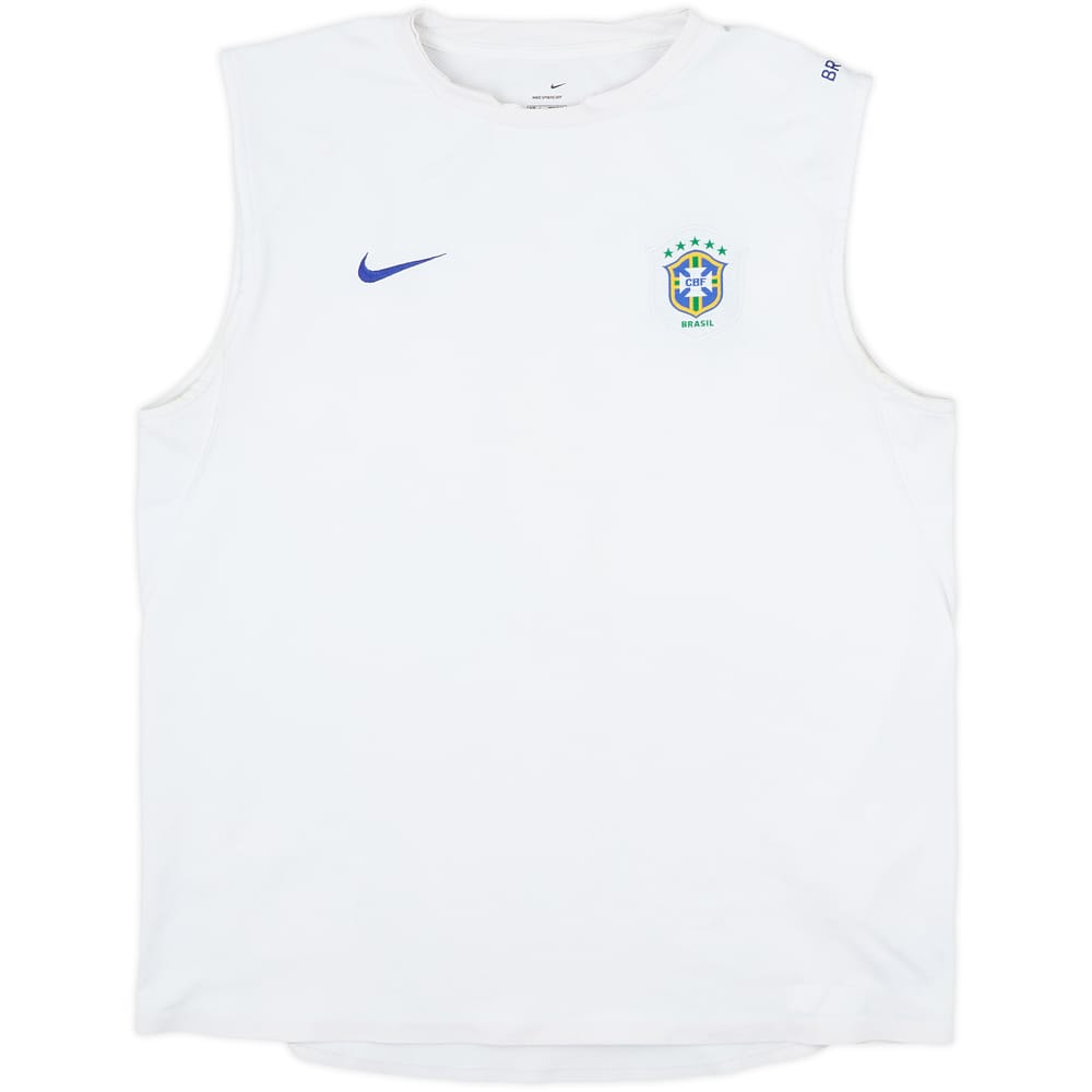 2006-08 Brazil Nike Player Issue Training Vest - 7/10 - (L)