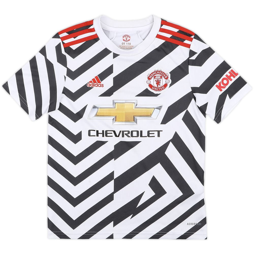 2020-21 Manchester United Third Shirt B.Fernandes #18 - 8/10 - (M.Boys)