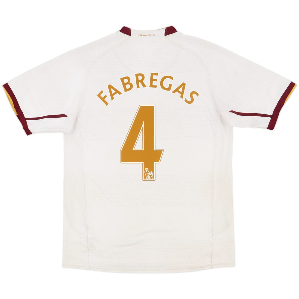 2007-08 Arsenal Away Shirt Fabregas #4 - 7/10 - (S)