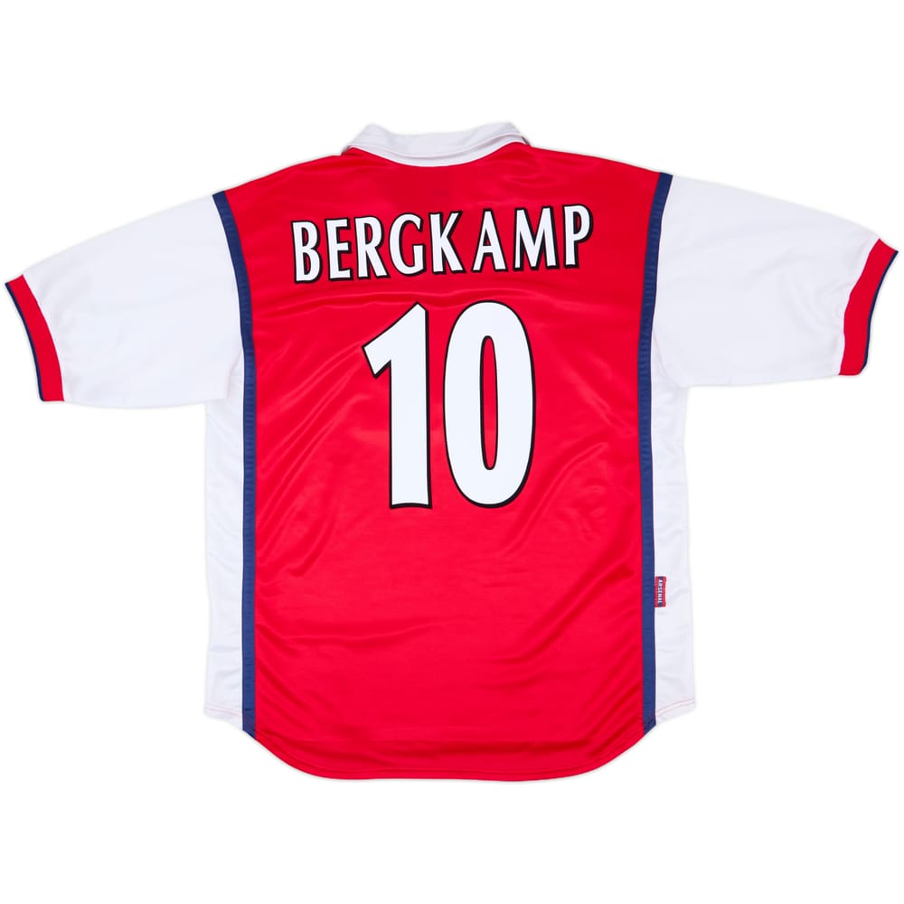 1998-99 Arsenal Home Shirt Bergkamp #10 - 8/10 - (L)