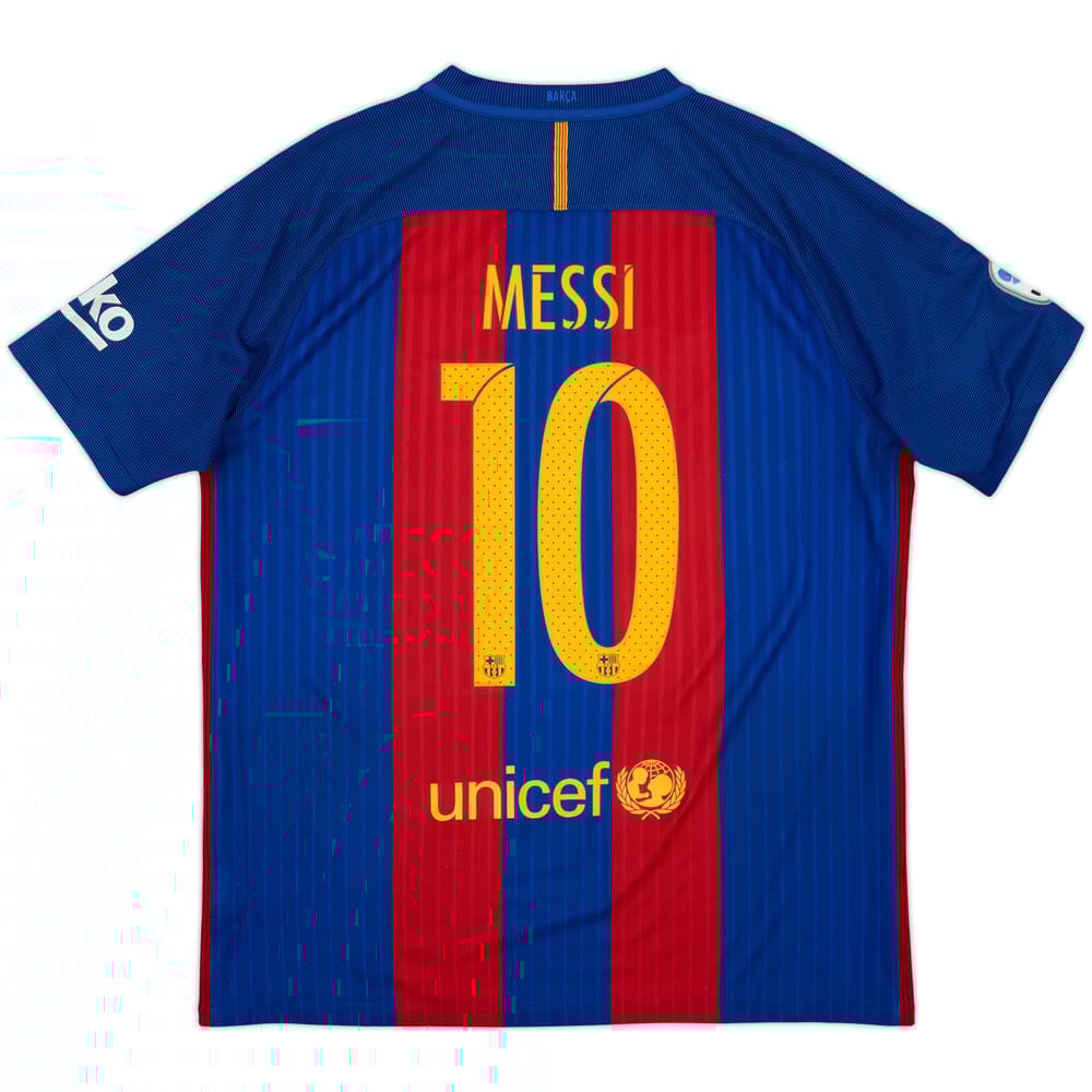 2016-17 Barcelona Home Shirt Messi #10 - 7/10 - (L)