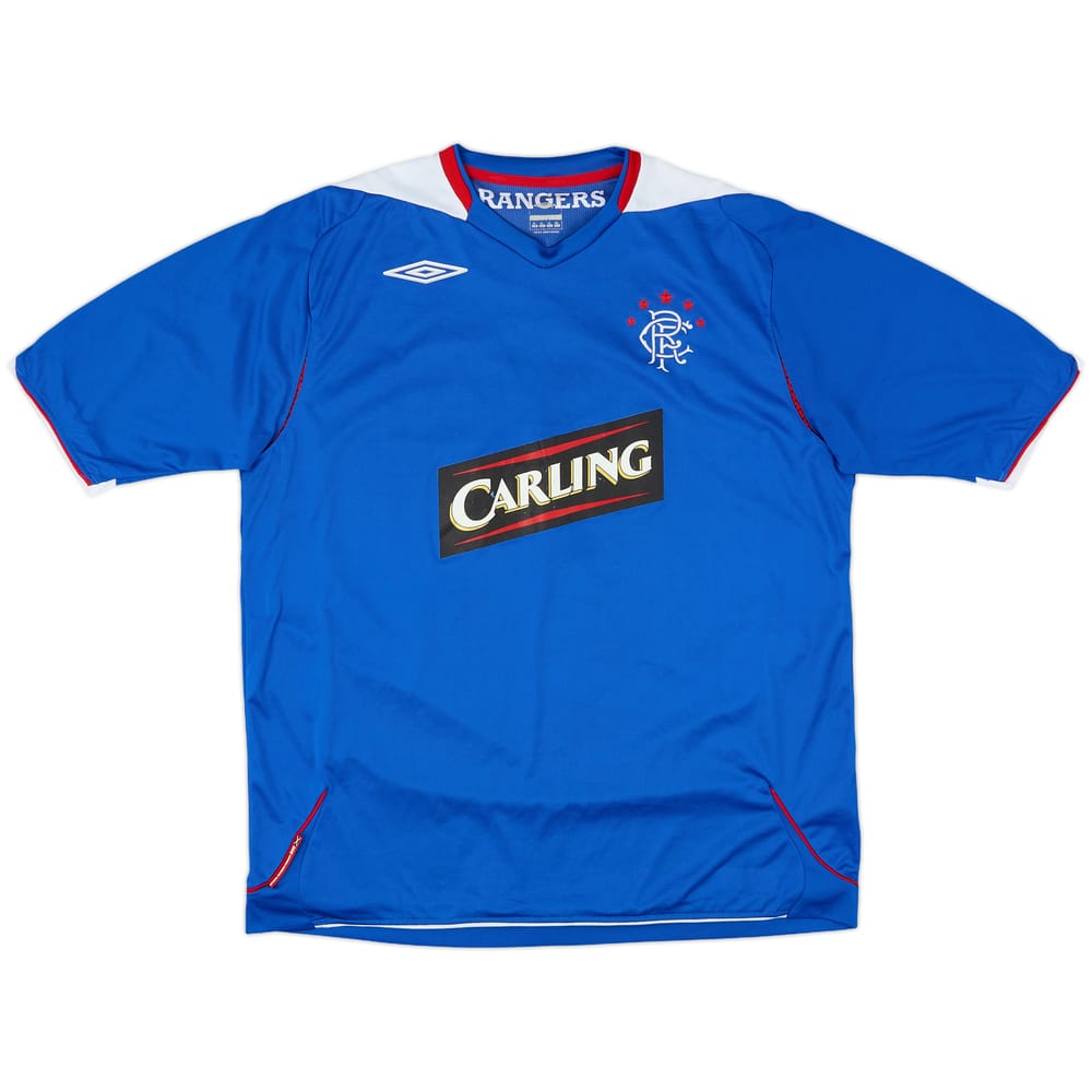 2006-07 Rangers Home Shirt - 6/10 - (XL)