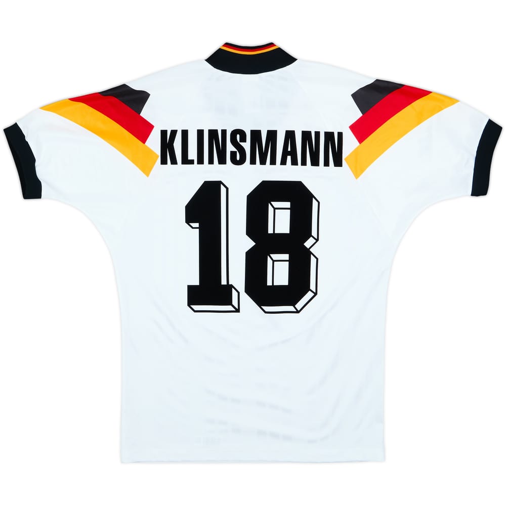1992-94 Germany Home Shirt Klinsmann #18 - 8/10 - (M/L)