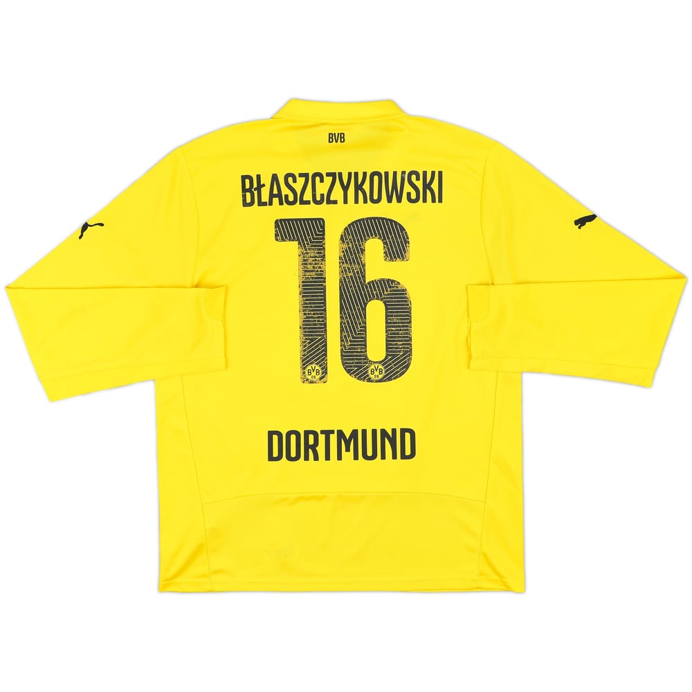 2014-15 Dortmund CL Home L/S Shirt Blaszczykowski #16 - 5/10 - (L)