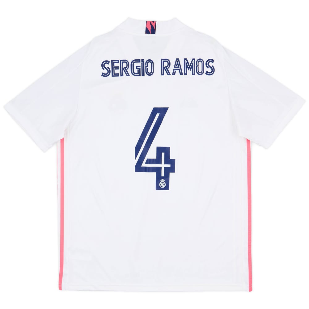 2020-21 Real Madrid Home Shirt Sergio Ramos #4 - 10/10 - (XL)