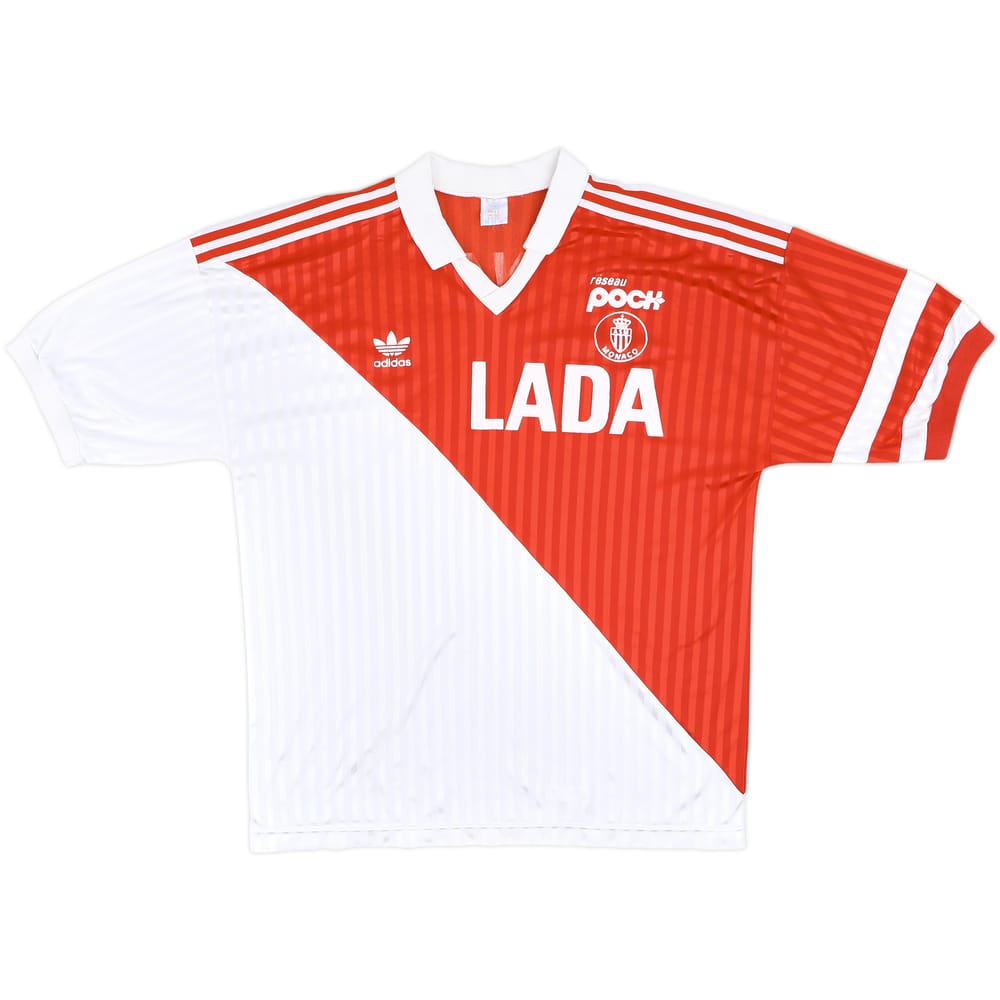 1990-91 Monaco Home Shirt - 8/10 - (XL/XXL)