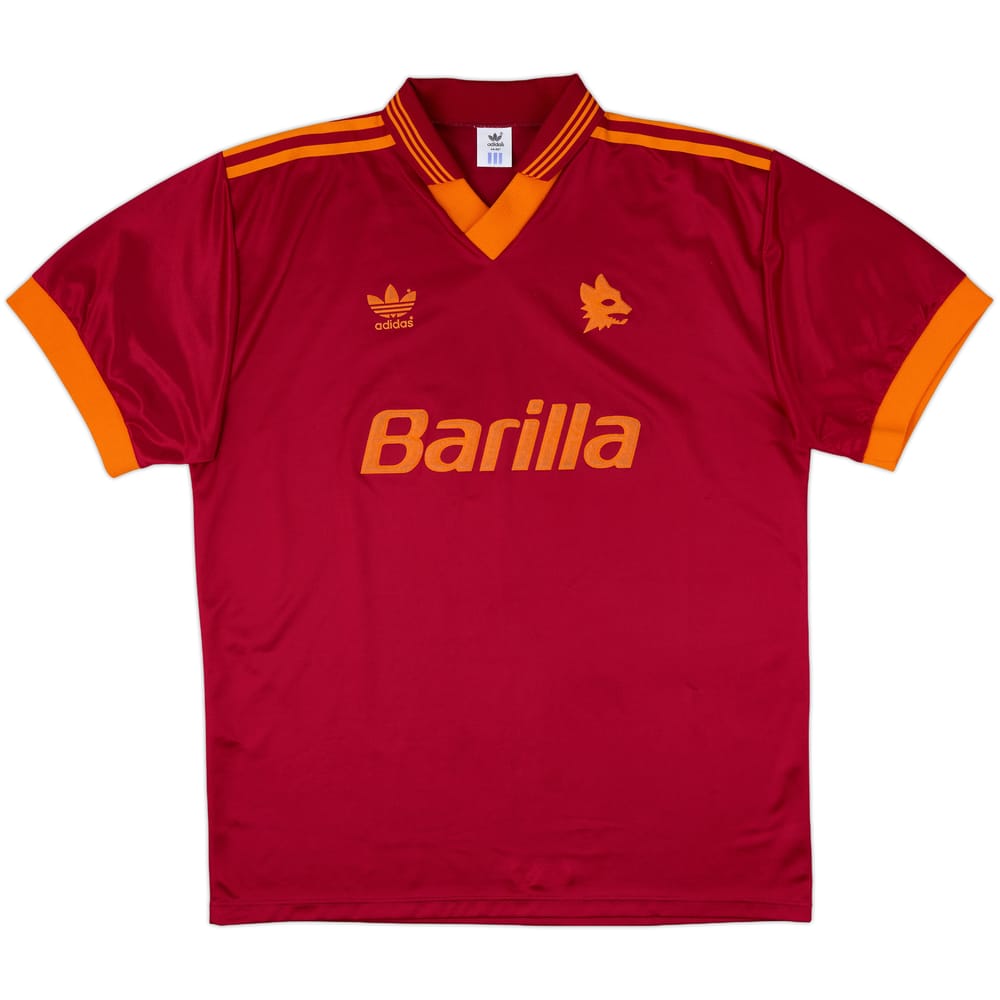 1992-94 Roma Home Shirt - 8/10 - (L/XL)