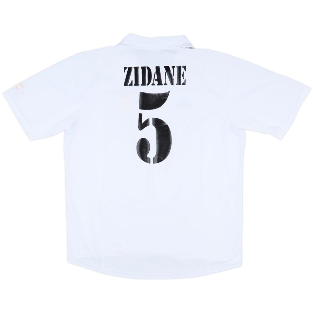 2002-03 Real Madrid Centenary Home Shirt Zidane #5 - 6/10 - (XL)