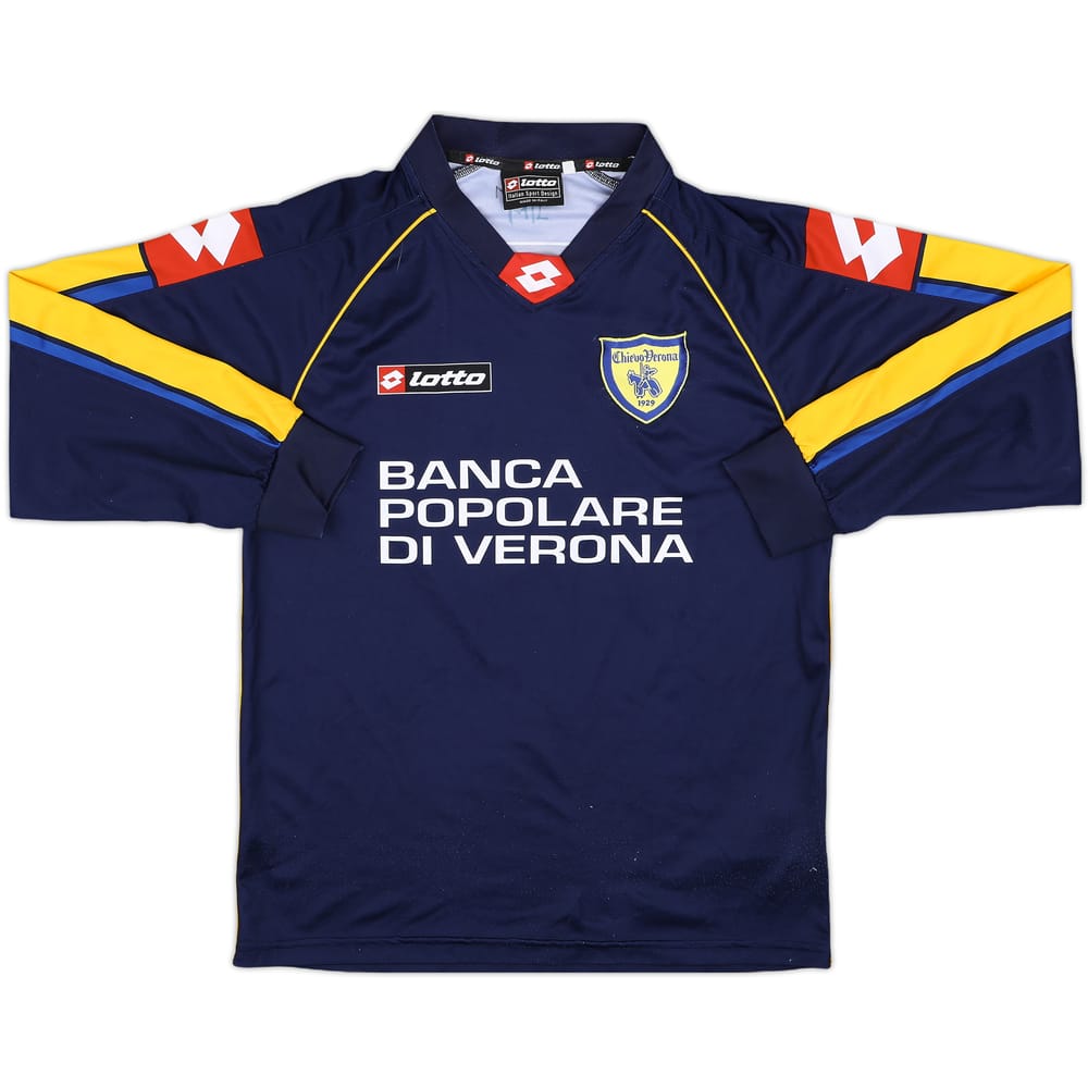 2006-07 Chievo Verona Lotto Training L/S Shirt - 7/10 - (M)
