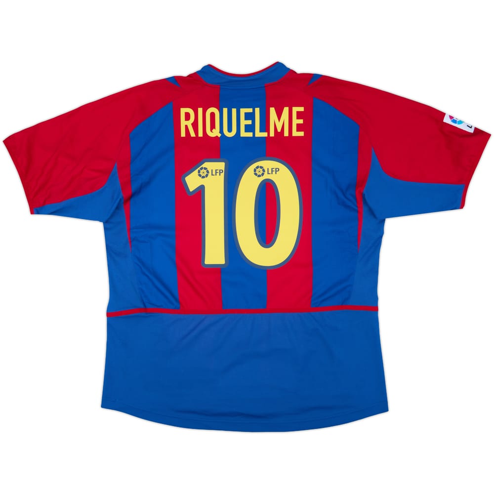 2002-03 Barcelona Home Shirt Riquelme #10 - 10/10 - (XL)