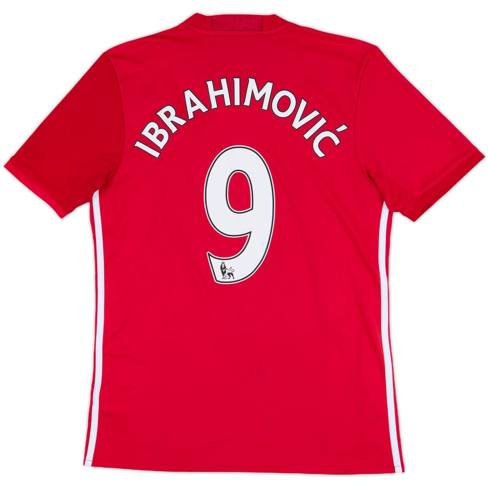 2016-17 Manchester United Home Shirt Ibrahimovic #9 - 6/10 - (M)