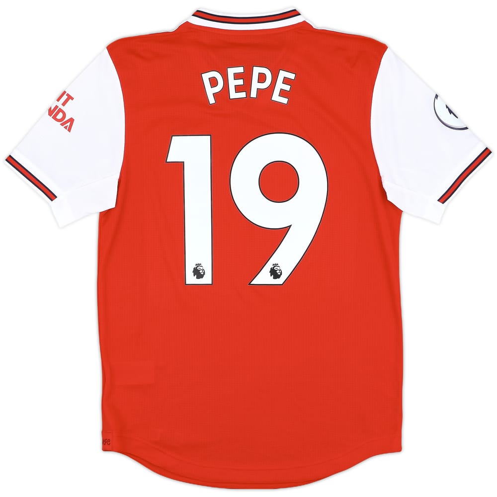 2019-20 Arsenal Authentic Home Shirt Pepe #19 - 10/10 - (S)