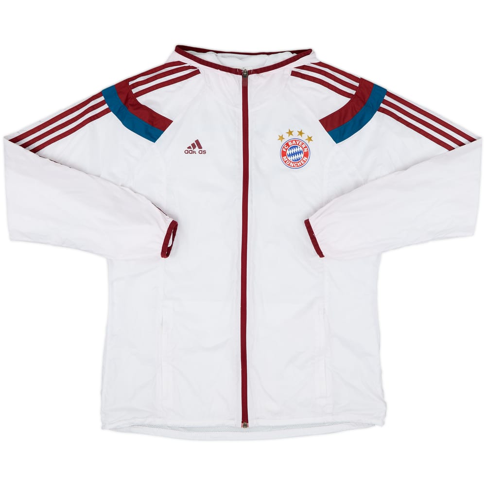 2014-15 Bayern Munich adidas Hooded Track Jacket - 5/10 - (L)