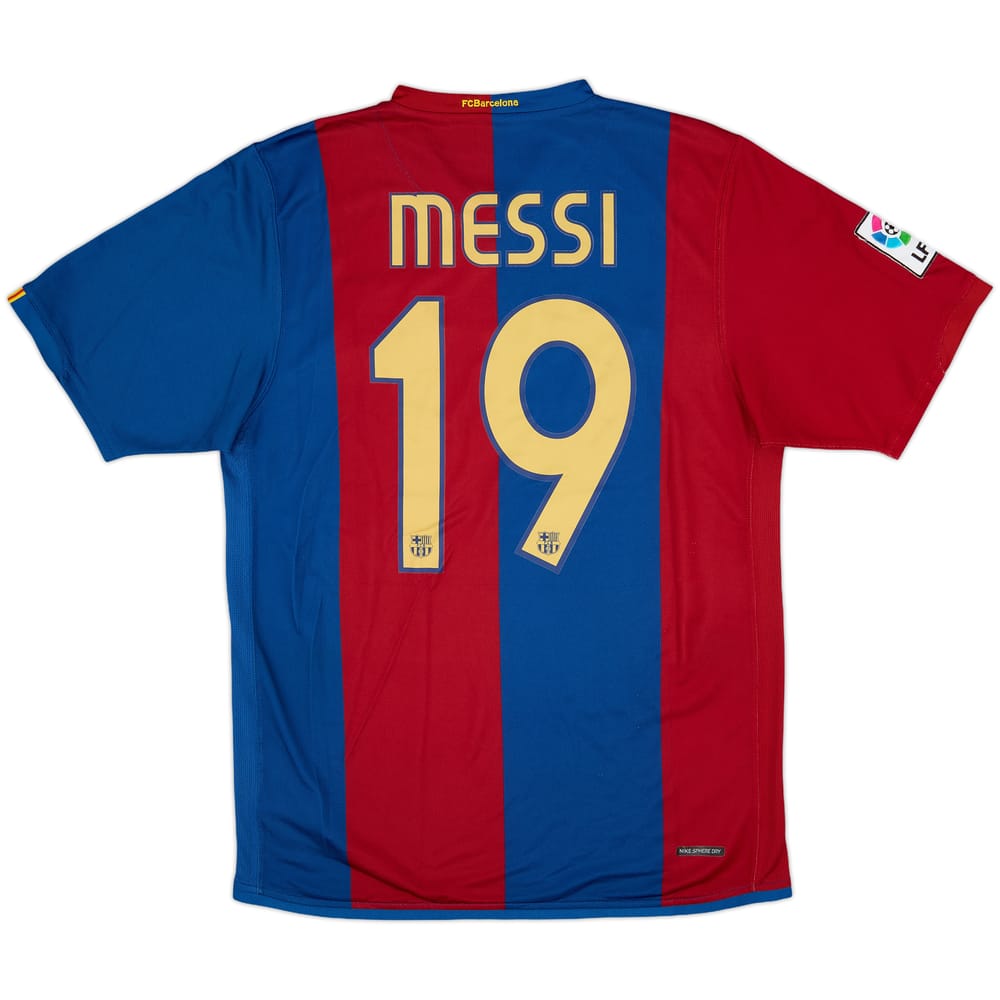 2006-07 Barcelona Home Shirt Messi #19 - 10/10 - (M)