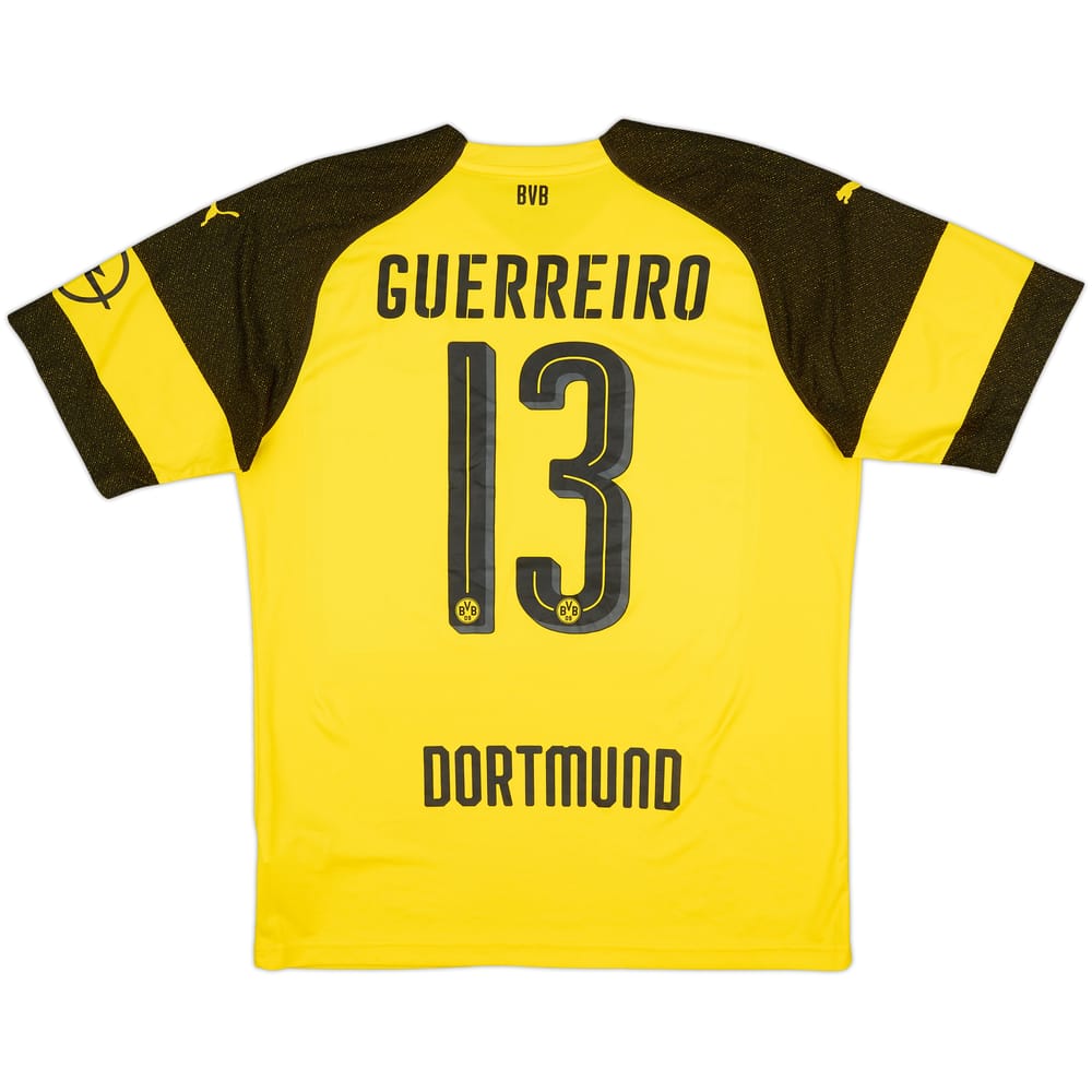 2018-19 Borussia Dortmund Home Shirt Guerreiro #13 - 8/10 - (L)