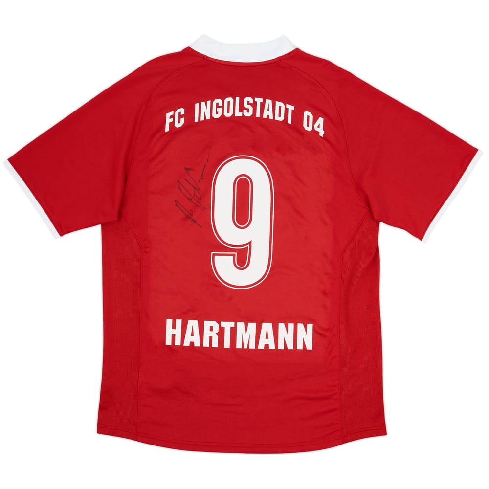 Camiseta de local firmada del FC Ingolstadt 2009-10 Hartmann #9 - 8/10 - (M)
