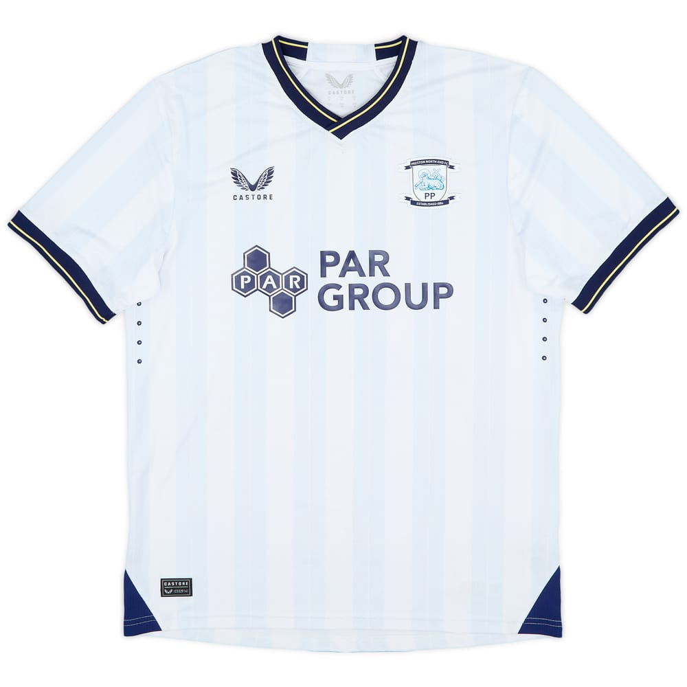2023-24 Preston North End Match Issue Home Shirt #34
