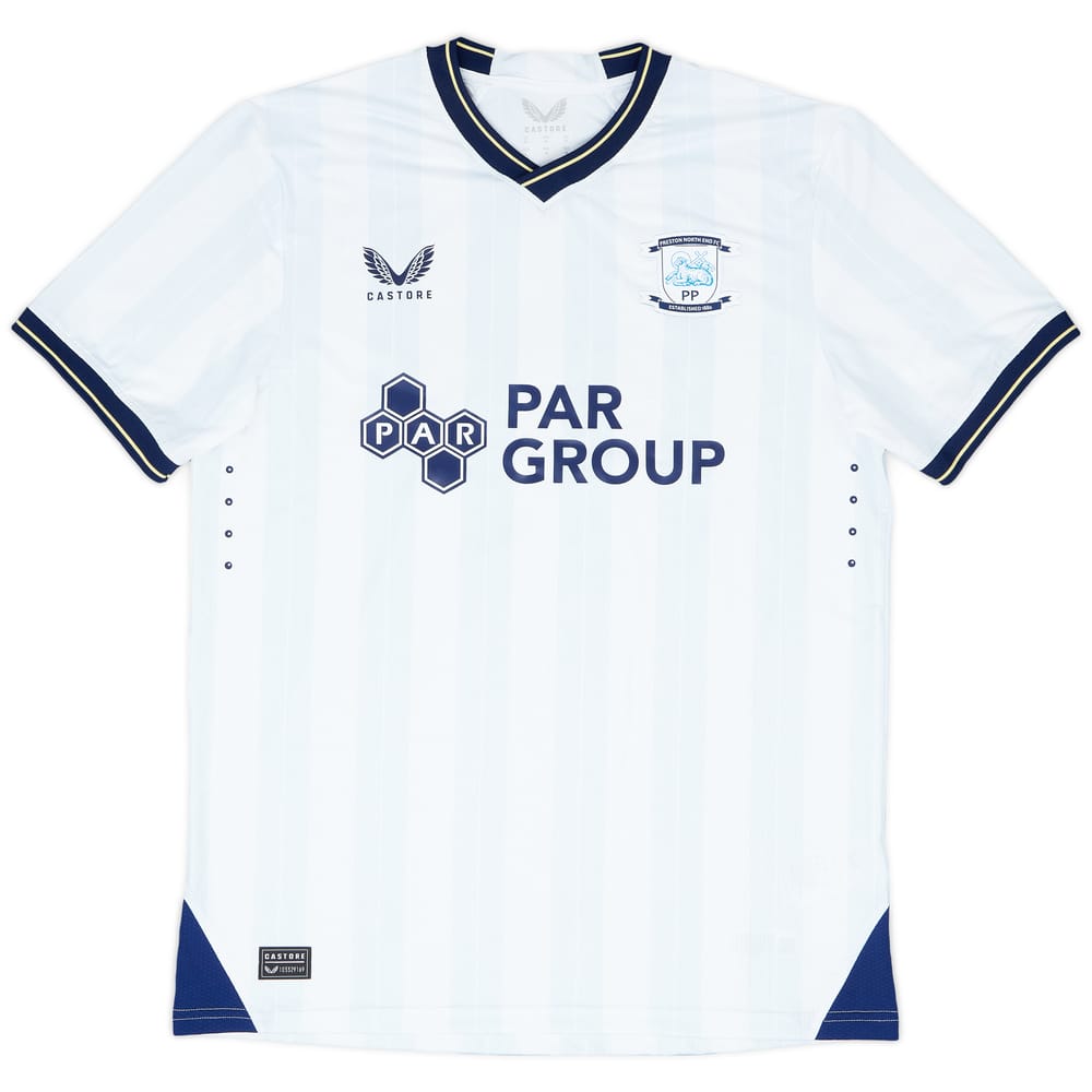 2023-24 Preston North End Match Issue Home Shirt #17