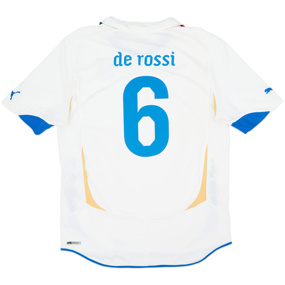 Camiseta de visitante de Italia 2010-12 De Rossi #6 - 6/10 - (L)