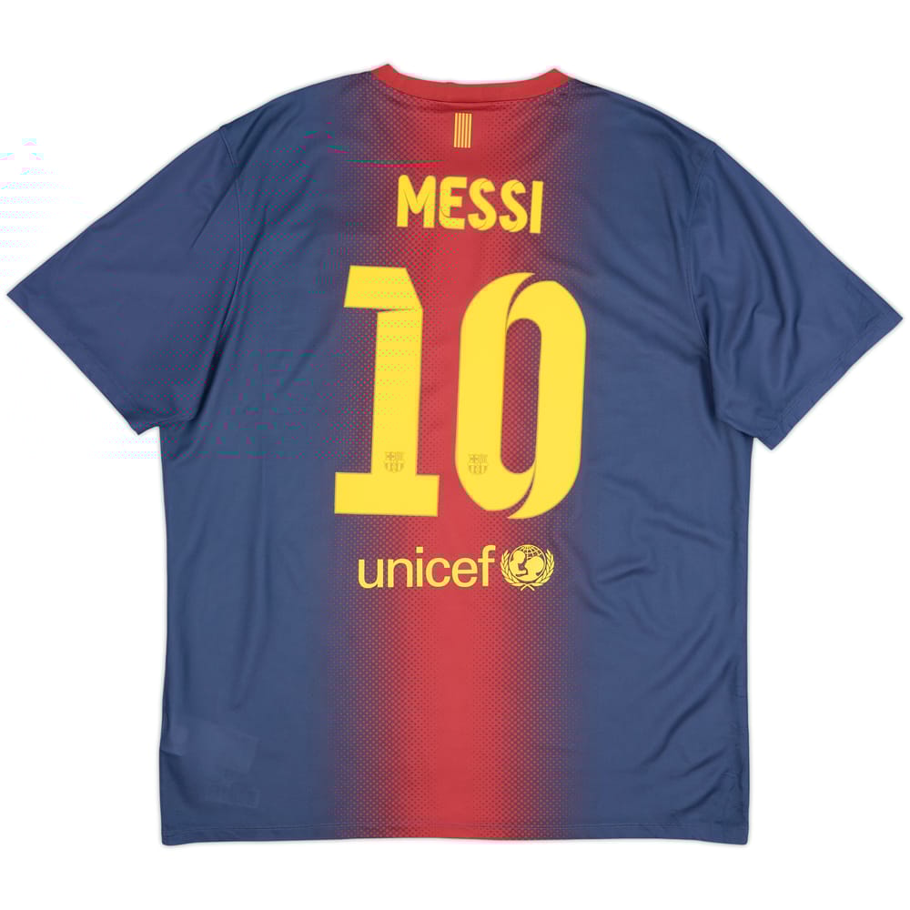 Camiseta de local básica del Barcelona 2012-13 Messi #10 - 9/10 - (XL)
