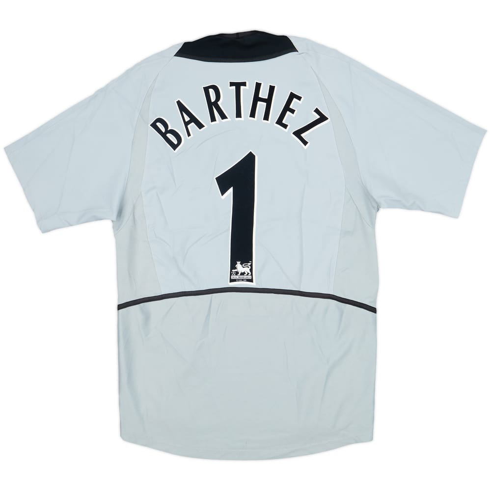2002-04 Manchester United GK S/S Shirt Barthez #1 - 8/10 - (S)