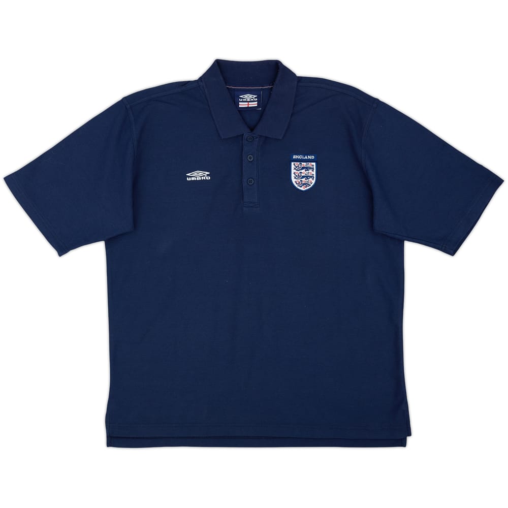 2002-04 England Umbro Polo Shirt - 9/10 - (L)