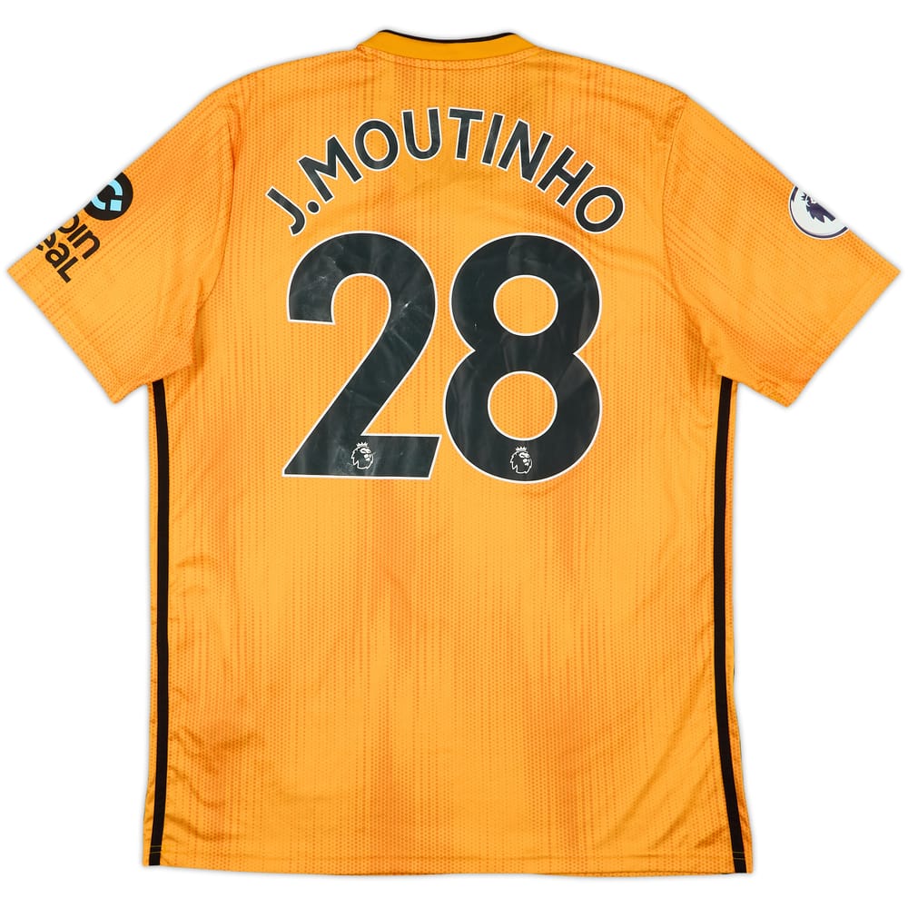 2018-19 Wolves Home Shirt Moutinho #28 - 6/10 - (L)