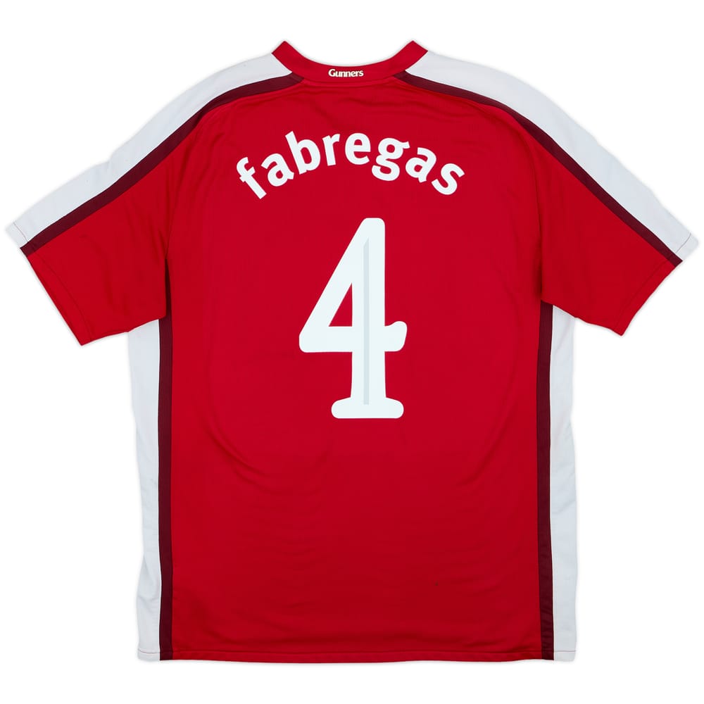 2008-10 Arsenal Home Shirt Fabregas #4 - 5/10 - (L)