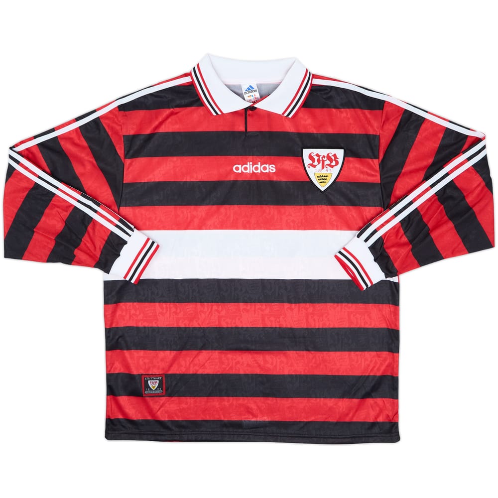 1997-98 Stuttgart Away L/S Shirt - 8/10 - (XL)
