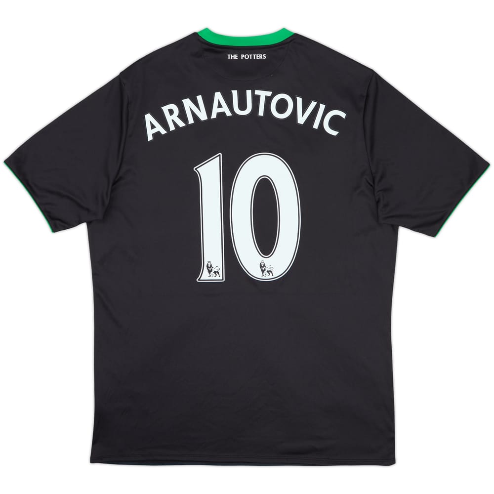 2015-16 Stoke City Away Shirt Arnautovic #10 - 7/10 - (L)