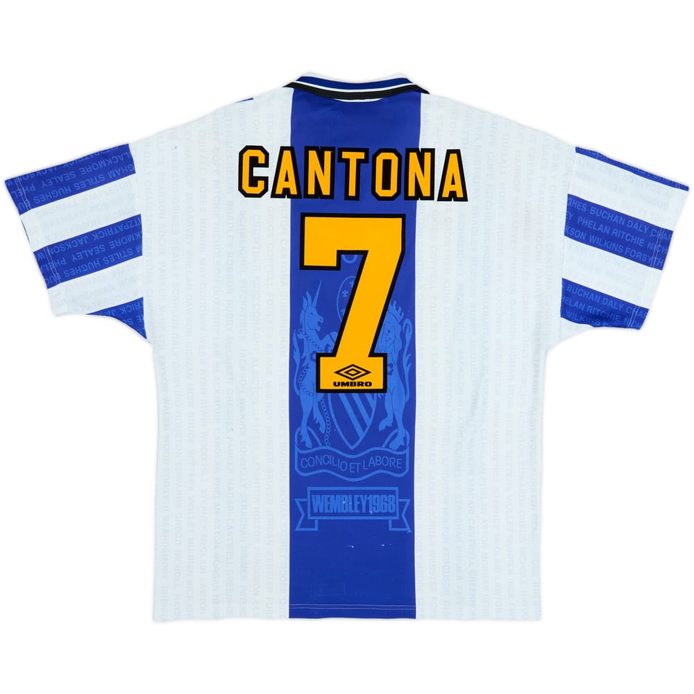 1994-96 Manchester United Third Shirt Cantona #7 - 5/10 - (XL)