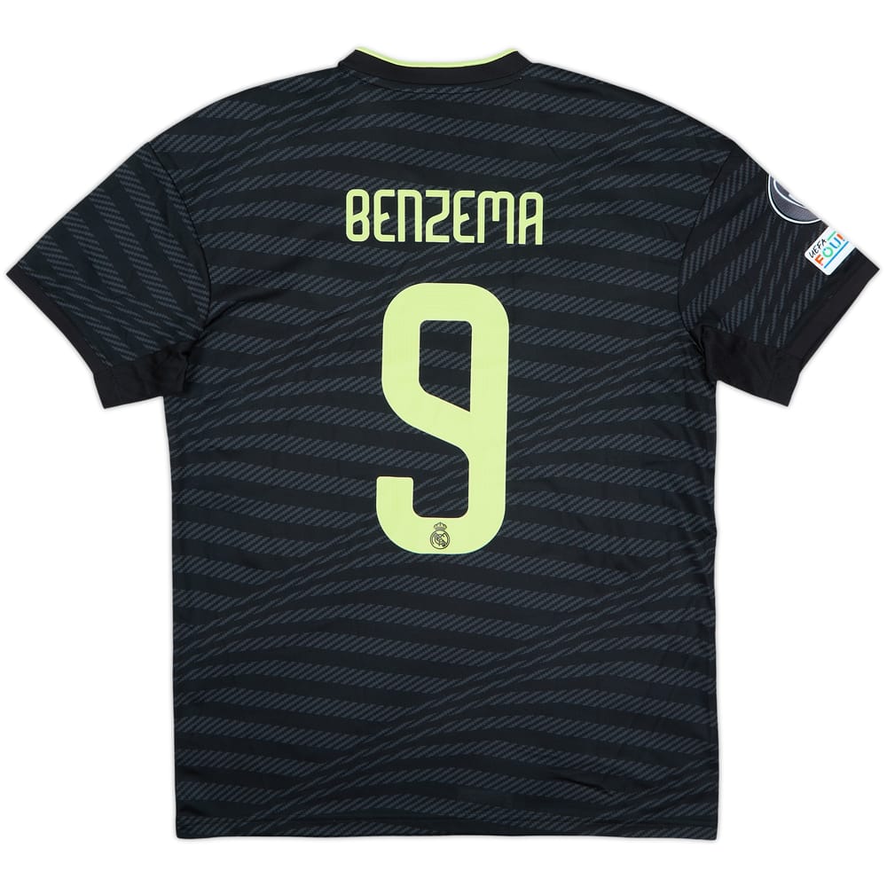 2022-23 Real Madrid Third Shirt Benzema #9 (L)