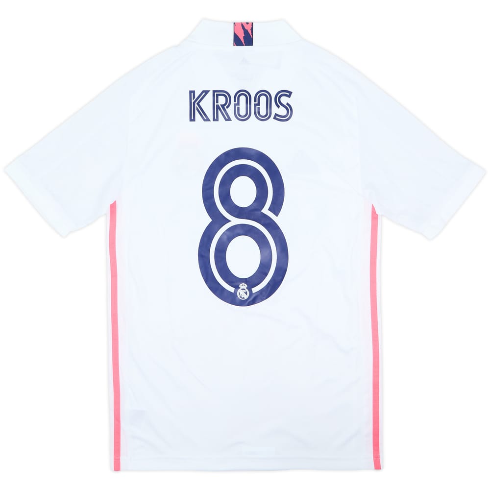 2020-21 Real Madrid Home Shirt Kroos #8 (XS)