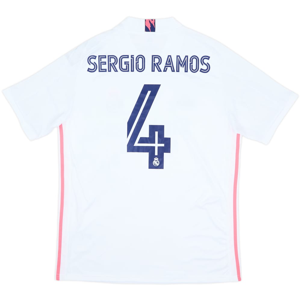 2020-21 Real Madrid Home Shirt Sergio Ramos #4 (L)