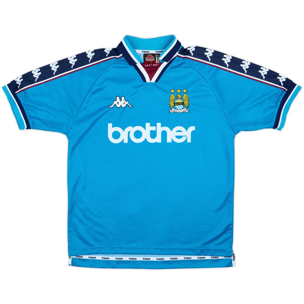 1997-99 Manchester City Home Shirt - 9/10 - (M)