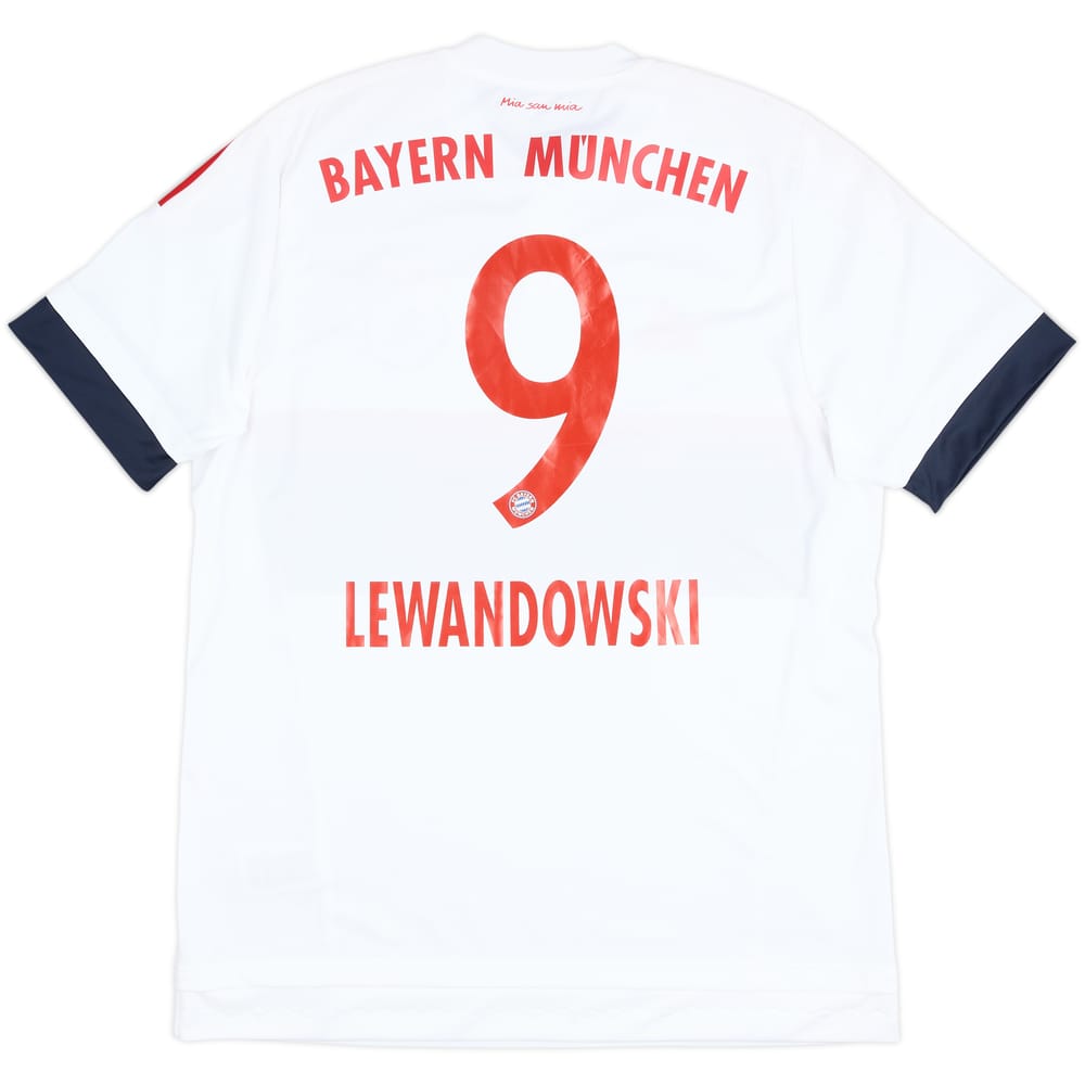2015-16 Bayern Munich Away Shirt Lewandowski #9 - 9/10 - (L)