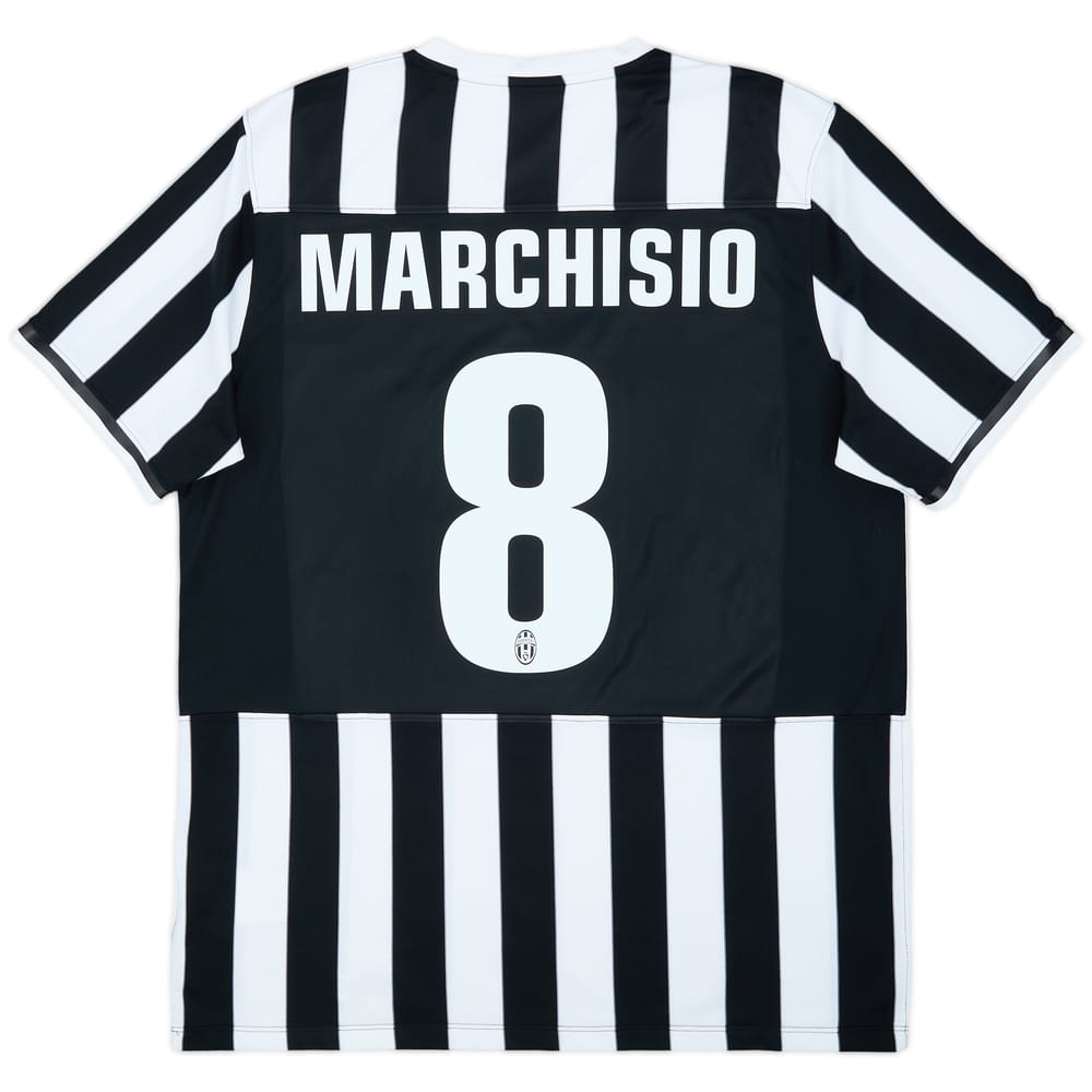 2013-14 Juventus Home Shirt Marchisio #8 - 8/10 - (XL)