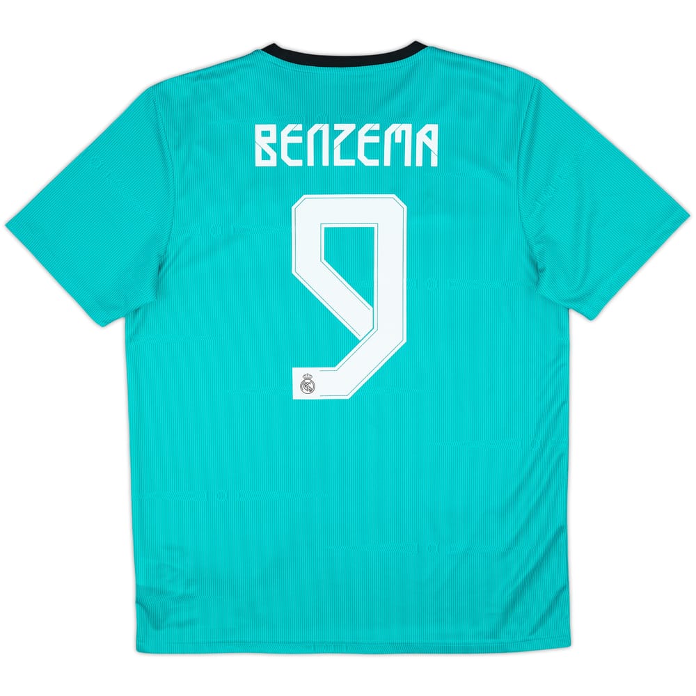 2021-22 Real Madrid Third Shirt Benzema #9 - 10/10 - (L)
