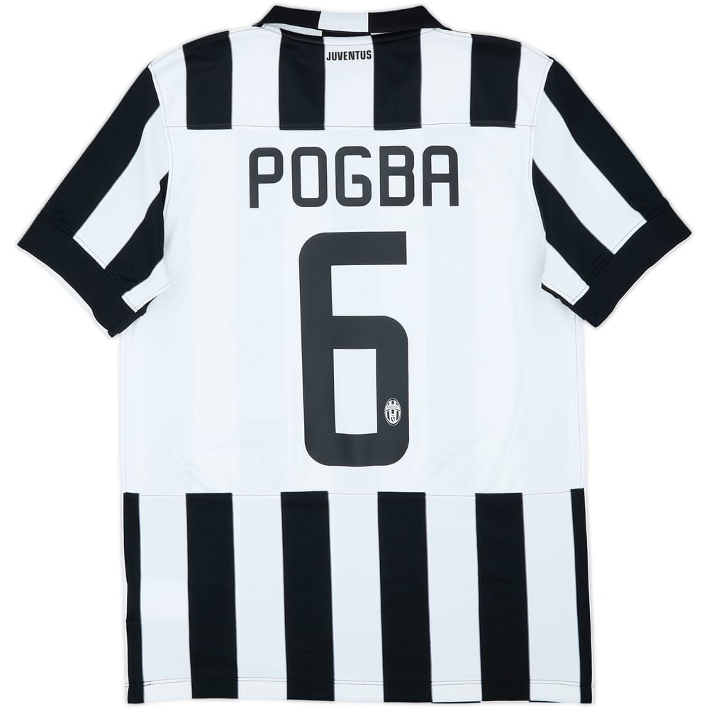 2014-15 Juventus Home Shirt Pogba #6 - 7/10 - (M)