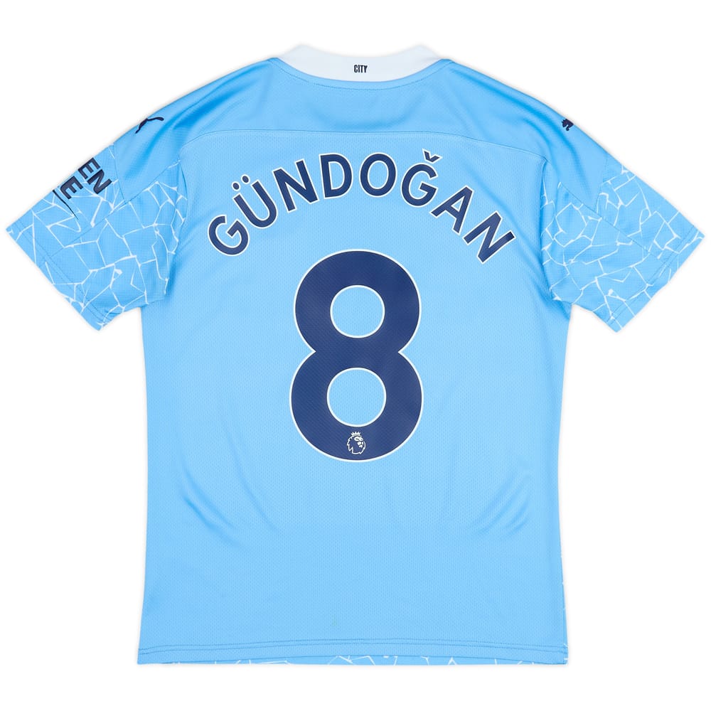 Camiseta de local del Manchester City 2020-21 Gundogan #8 - 7/10 - (S)