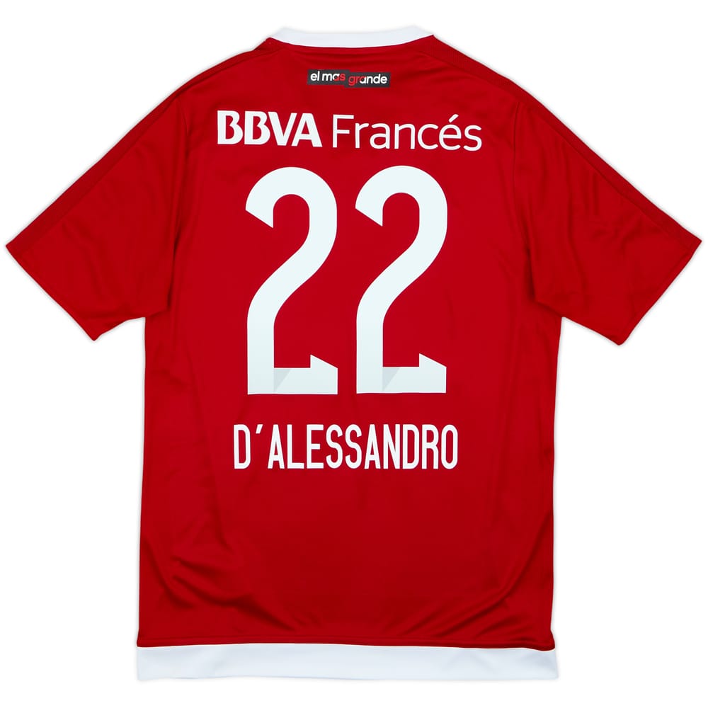 Camiseta de visitante del River Plate 2016-17 D'Alessandro #22 - 9/10 - (S)