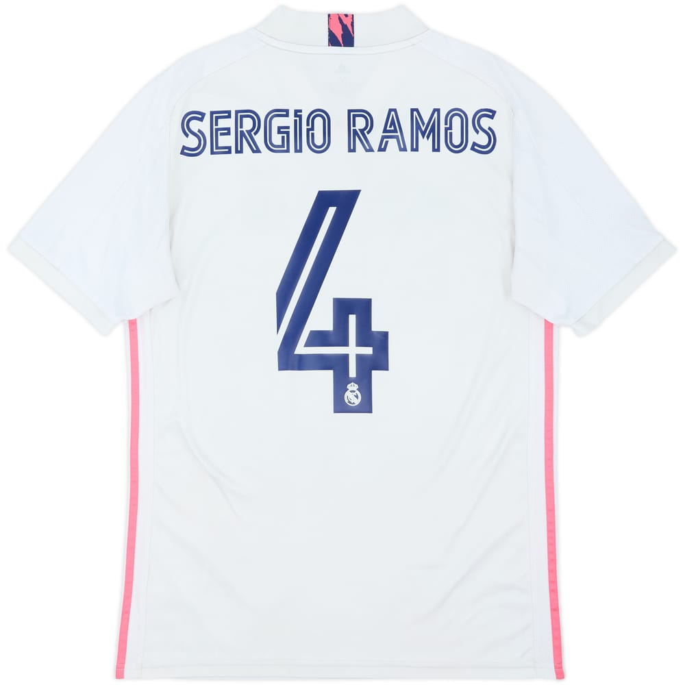 2020-21 Real Madrid Home Shirt Sergio Ramos #4 - 5/10 - (M)