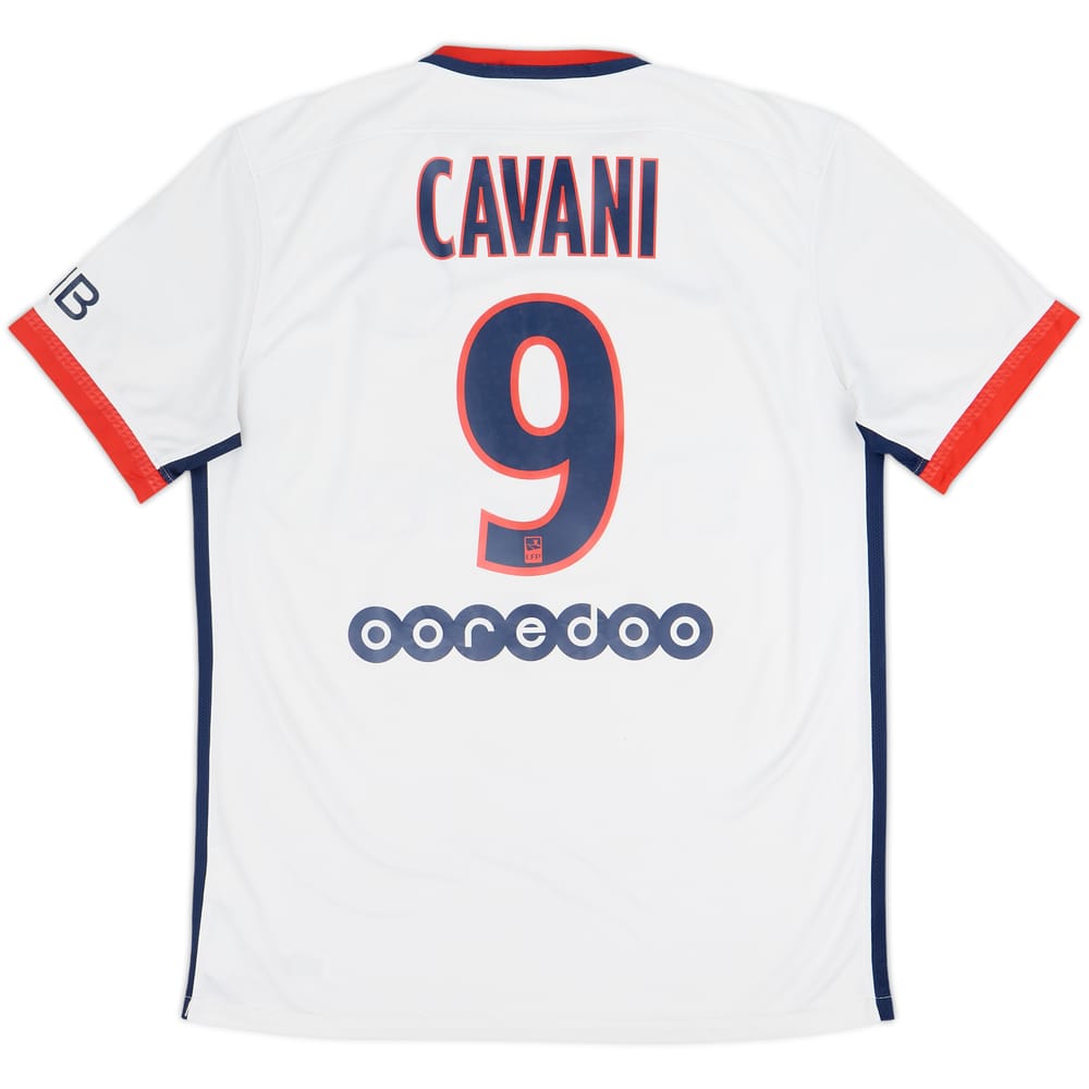 2015-16 Paris Saint-Germain Away Shirt Cavani #9 - 7/10 - (M)