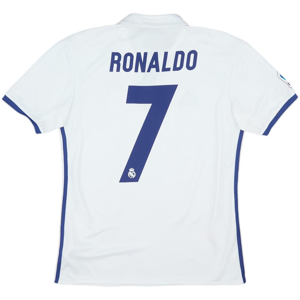 2016-17 Real Madrid Home Shirt Ronaldo #7 - 5/10 - (S)