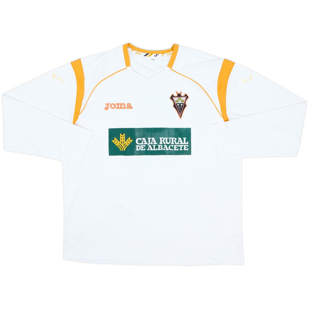 2010-11 Albacete Match Issue Home L/S Shirt #8
