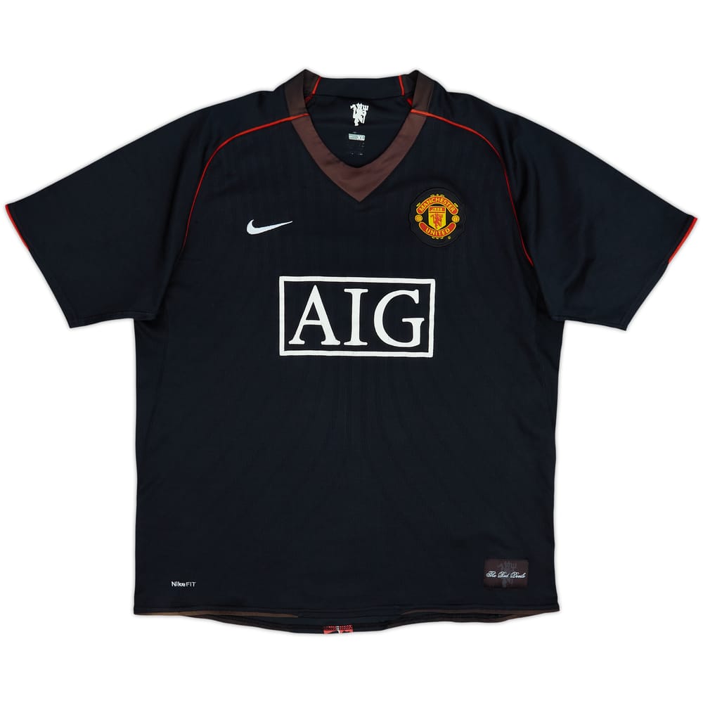 2007-08 Manchester United Away Shirt - 4/10 - (XL)