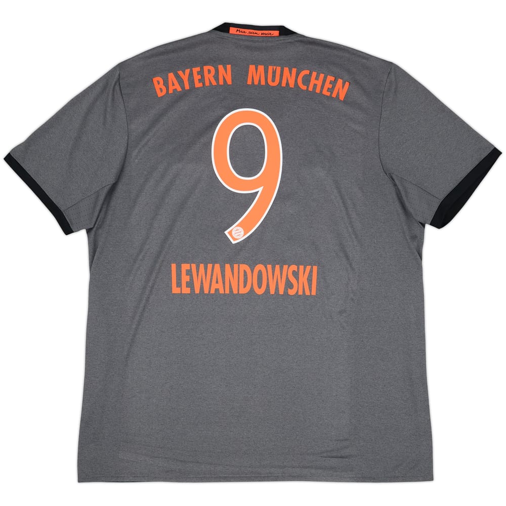 2016-17 Bayern Munich Away Shirt Lewandowski #9 - 7/10 - (XL)