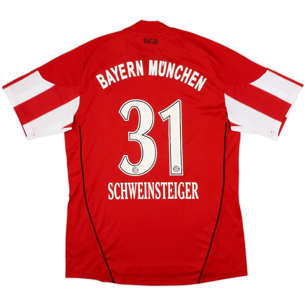 2010-11 Bayern Munich Home Shirt Schweinsteiger #31 - 6/10 - (M)